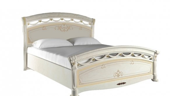 Ліжко 160 м'яка спинка Люкс Роселла