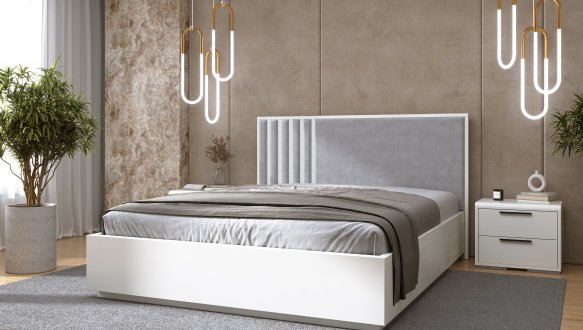 Кровать деревянная DrevKO Лаундж 4 Эмаль