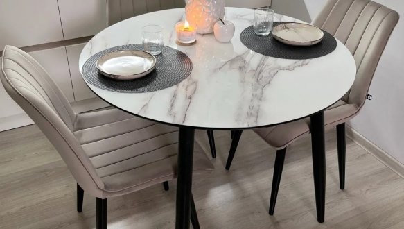 Стол кухонный Джем Oliver / Олівер 90 см 2