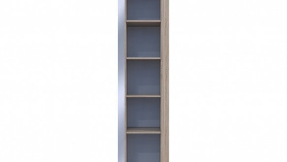 Шкаф Дорос Гелар однодверный с зеркалом Дуб Сонома 39 см 5