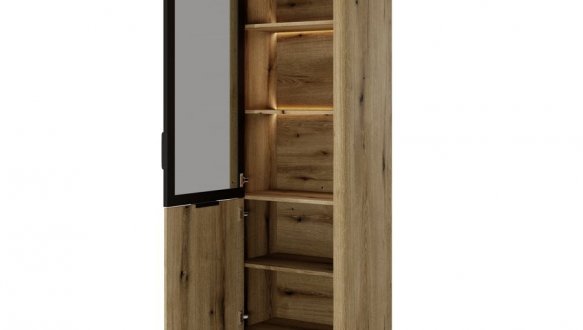 Вітрина висока з LED 2D1W/63 Wilson 2