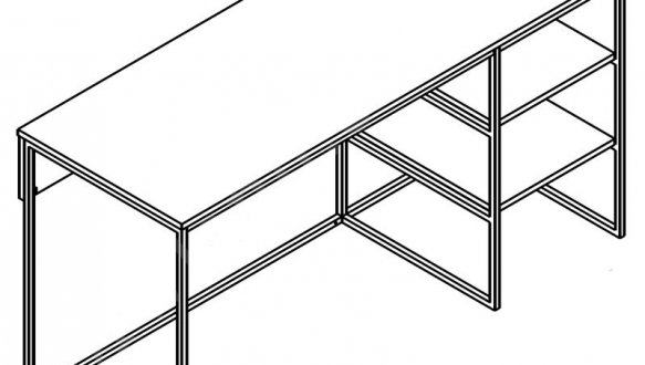Стол письменный BIU/140 Мерс 0