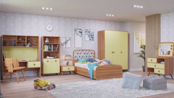 Кровать 1-сп Колибри 0