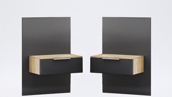 Тумба приліжка 2шх Луна