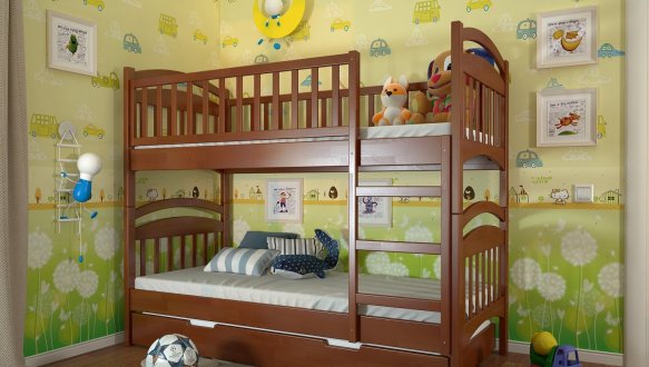 Двоярусне ліжко Смайл 5