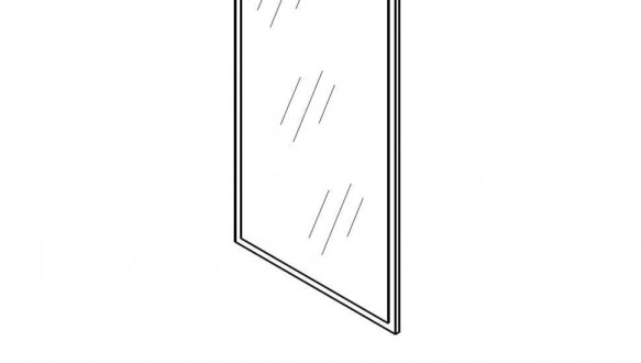 Дзеркало LUS63 Верто Дуб сонома / Кашемір 0