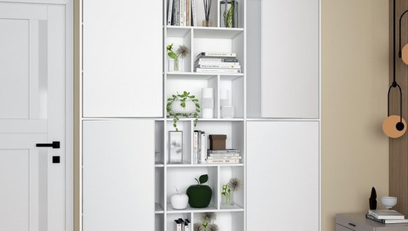 Шкаф Дорос Морган белый 3 дверный 180 см 2