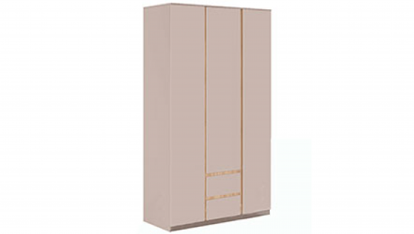 Шафа Світ меблів 3Д2Ш Фріда 3 дверна Тоффі 120 см