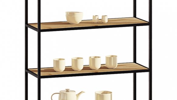 Тумба верхня В80.92 метал.відкрита Атланта глянець