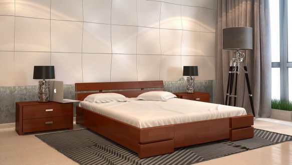 Кровать деревянная ArborDrev Дали Сосна / Бук 1