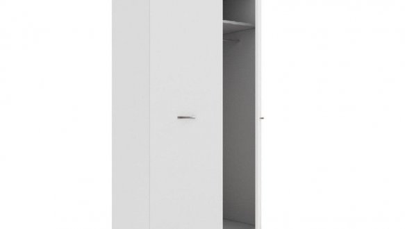 Шкаф 2д + 2шх КС Тоскана 2 дверный белый 100 см