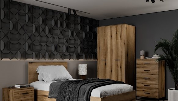 Кровать полутораспальная Art in Head Ascet / Аскет 120 см 0