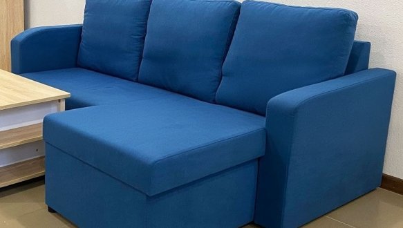 Кутовий диван розкладний дельфін Анжело Меблі Стиль 223 х 151 см 1