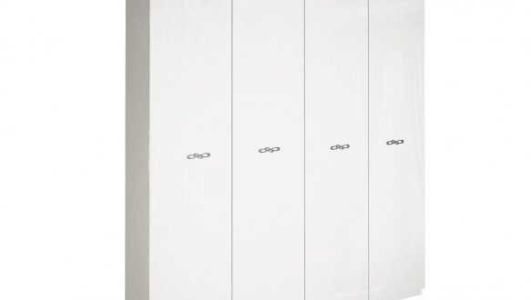 Шафа 4дв без дзеркал Міромарк Прованс 4 дверна білий 193 см