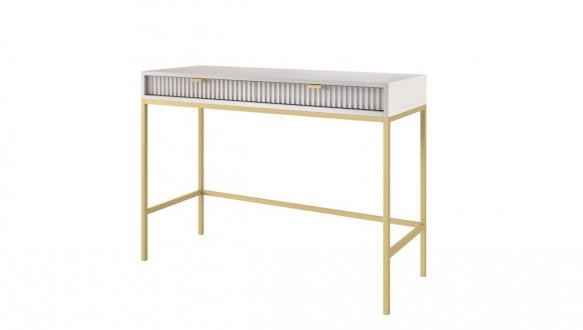 Стол туалетный Серый/Золотые ножки T104 Nova 2