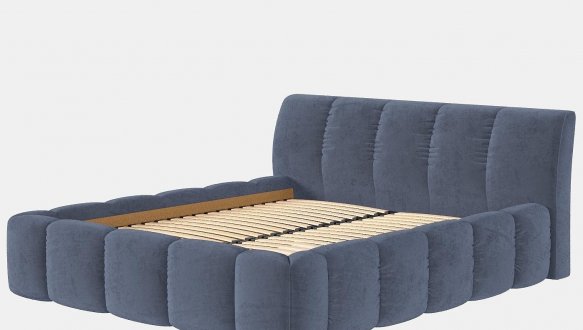 Ліжко м'яке двоспальне Городок меблі Титан без підйомного механізму 5