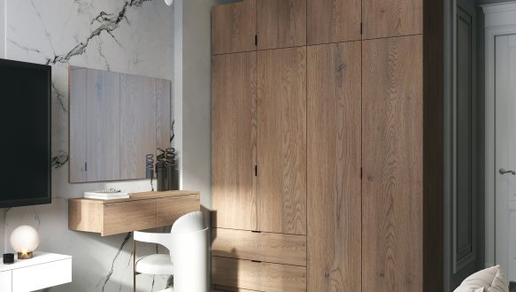 Шкаф для одежды Дорос Лукас канноло 4 дверный 180 см