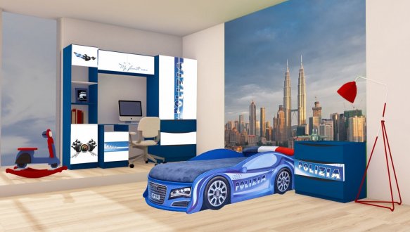 Кровать AUDI Полиция 2