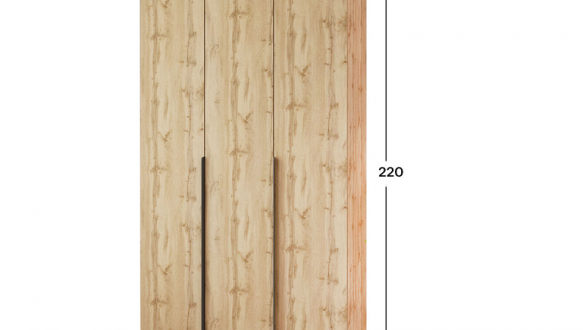 Шафа Mebelstar Оскар трьохдверна Дуб тахо 120 см 2