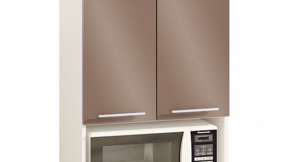 Шкаф верхний В60.92.2Д. под микр. Крашеный высокий глянец