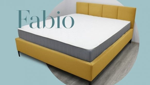 Ліжко м'яке двоспальне Шик Галичина Фабіо 24