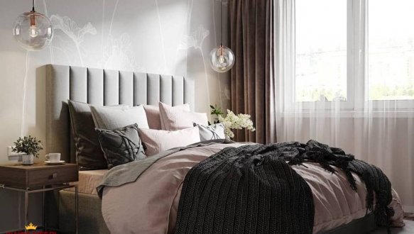 Кровать двуспальная мягкая Woodsoft Marsel / Марсель 10