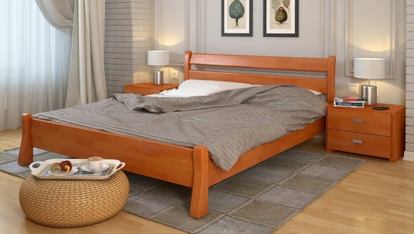 Кровать деревянная ArborDrev Венеция Сосна / Бук 7