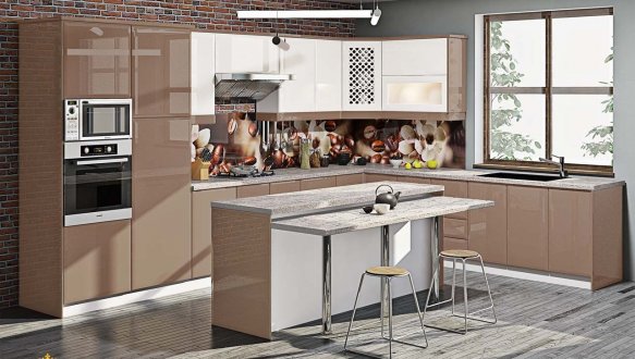 Модульна кухня Хай-тек глянець 11