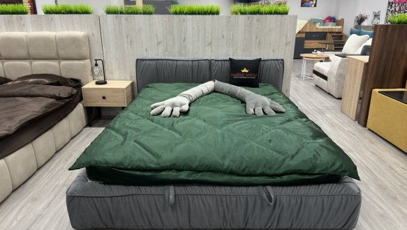 Ліжко м'яке двоспальне Шик Галичина Ресофт Слім 2