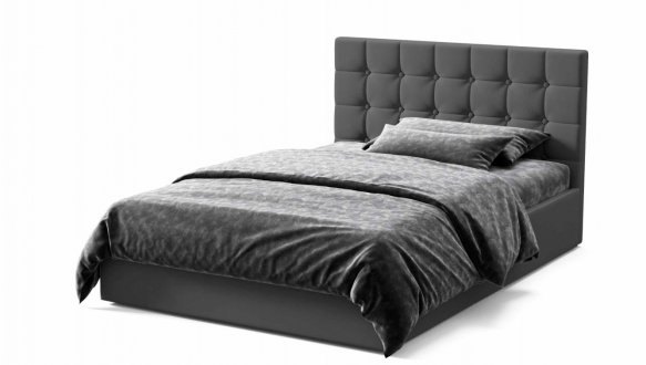 Кровать мягкая Виорина деко Quattro / Кватро с подъемным механизмом и нишей для белья 11