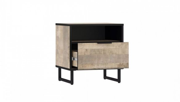 Приліжкова тумба Moreli Forte/Форте Дуб гранж пісочний 2