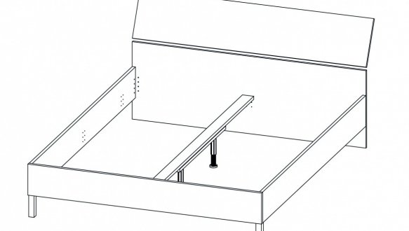 Кровать 160 Бари 1