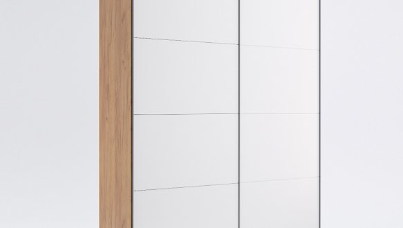 Шкаф-купе без зеркала Миромарк Асти 2 дверный дуб крафт 150 см