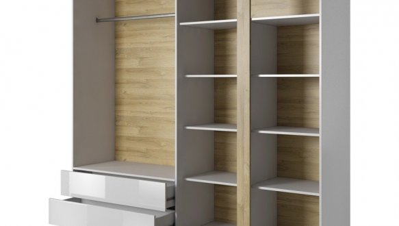 Спальня Arco/Арко Perfect Home №2 с шкафом 4D2S и тумбами 3