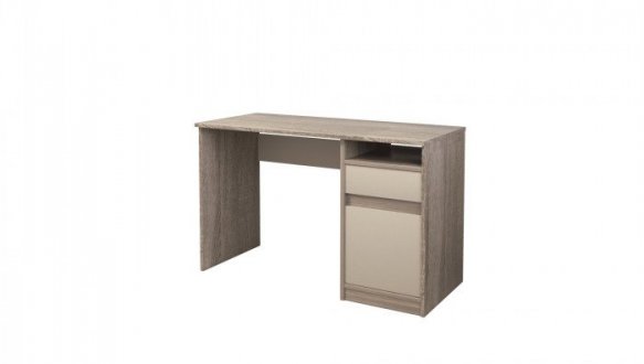 Компьютерный стол Jusk B/Юск В Интарсио Лате/Дуб Сонома Трюфель 120 см 3