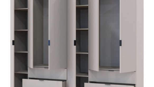 Шкаф Дорос Геллар кашемир 6 дверной 232,5 см 2