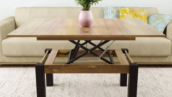 Стіл-трансформер B-Fly Art In Head Дуб Бароко / Венге