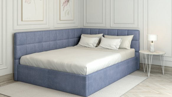 Кровать мягкая двуспальная Лев Торонто