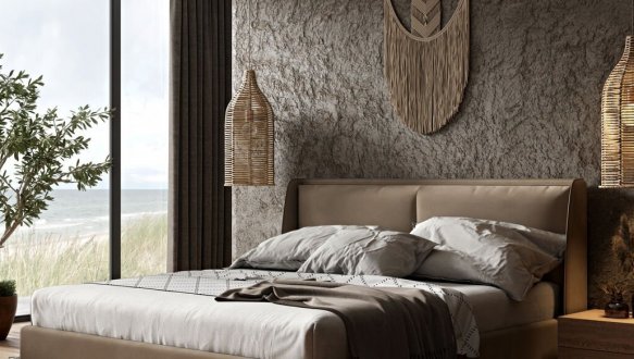 Ліжко м'яке двоспальне Woodsoft Atlanta / Атланта з підйомним механізмом та нішею для білизни 3