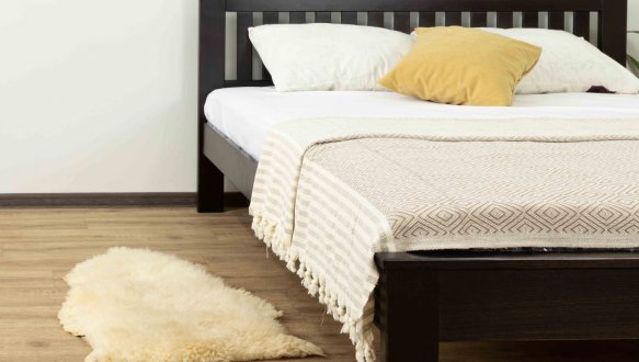 Кровать деревянная низкое изножье Дримка Жасмин Бук 12