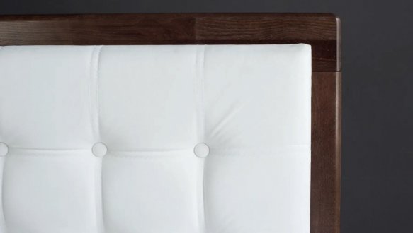 Кровать деревянная с мягкой вставкой Camelia Милана массив Бук 2