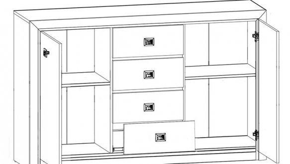 Комод KOM2D4S Коен ІІ 5