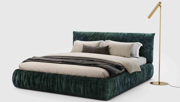 Кровать двуспальная мягкая Woodsoft Kemi / Кеми 8