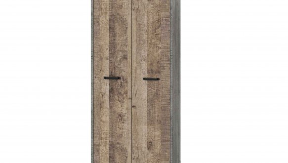 Шкаф 2Д Сокме Бари 2 дверный дуб гранж 80 см