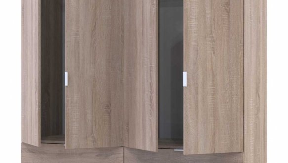 Шафа Гелар 2+2 Дорос 4 дверный дуб сонома 155 см 0