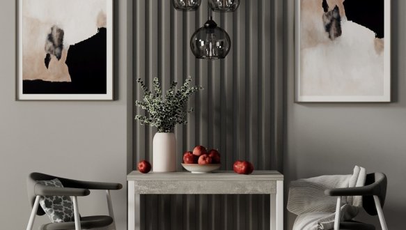 Стол-трансформер Lunch Ателье светлый/Белый 1