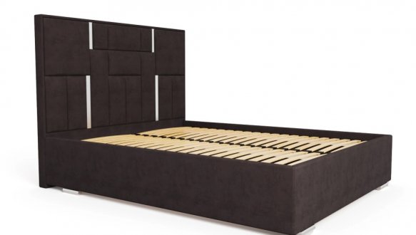 Ліжко м'яке Городок меблі Сапфір з підйомним механізмом та нішею для білизни 0