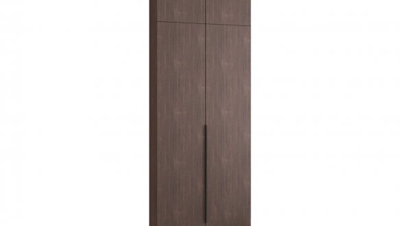 Шкаф Mebelstar Оскар двухдверный с антресолью Дуб ристретто 80 см 2