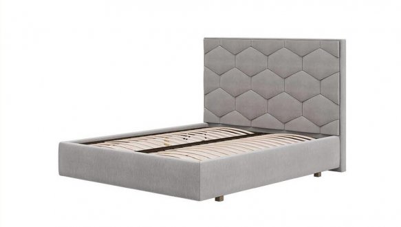 Ліжко м'яке двоспальне Городок меблі Алексіс з підйомним механізмом та нішею для білизни 6