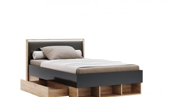 Ліжко 1.4х2.0 з шухлядами Луна Джуніор 0